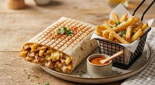 Taco Francés De Pollo Con Patatas