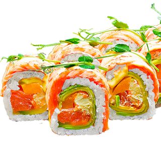 Обпалений з лососем