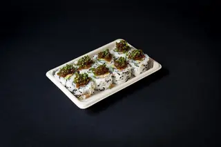 Spicy atún uramaki (sin gluten)