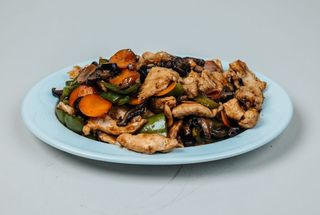 158. Пиле с ароматни гъби