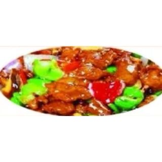 Ternera Con Salsa De Ostras Y Verdura