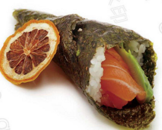54. Temaki salmone