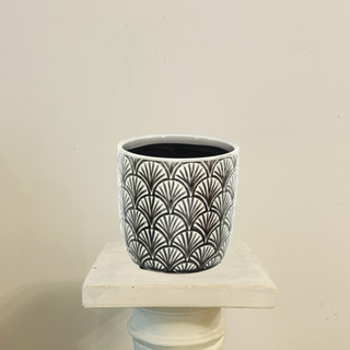 Maceta Sirena Gris