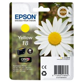 Cartucho De Tinta Epson 18 Amarillo