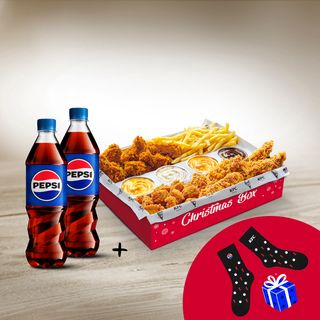 საშობაო ბოქსი + 2 ც პეპსი