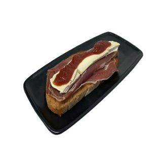 tosta de jamón serrano