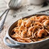 Pasta Fruits De Mer Sauce Rosée (Bisque)