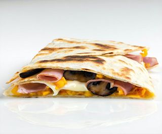 Piadina prosciutto e funghi