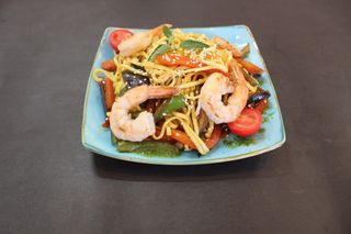 Ուդոն ծովախեցգետնով