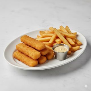 Barritas De Pescado Con Patatas (4 Uds.)