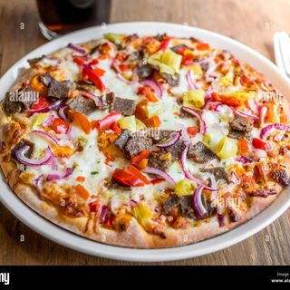 Turka pizza kebab MENU 26cm