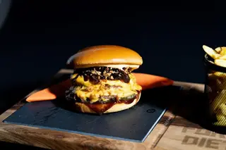 Premium American BBQ Burger