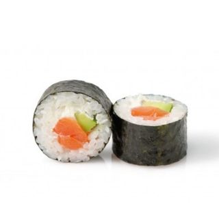 22. Rollo De Salmón Y Aguacate Con Queso (6 Pzs.)