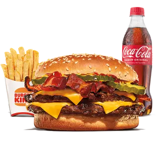 Menú Doble Cheese Bacon Xxl® Grande