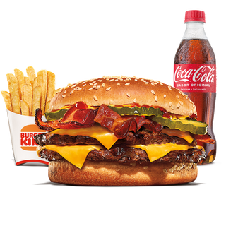 Menú Doble Cheese Bacon Xxl® Grande