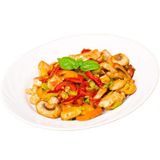 Setas Y Hongos Chinos Salteados