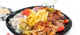 Shaorma  mixtă la caserolă.