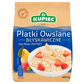 Płatki owsiane błyskawiczne Kupiec. 0.4кг