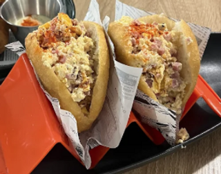 MINI AREPAS JAMÓN Y QUESO (2 uds.)