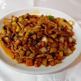 Cerdo Con Salsa Picante