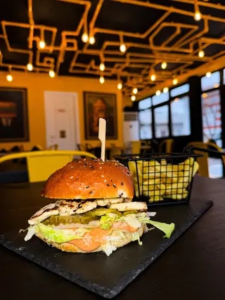 Halloumi burger