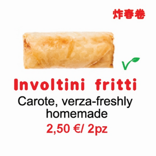 Involtini fritti 春卷