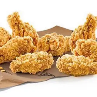 12 Unidade de Asas do Frango Crocante / 12 Pices Crispy Hotwings
