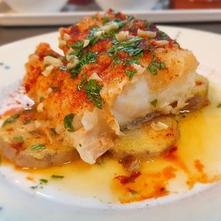 Bacalao Llauna (Ración)