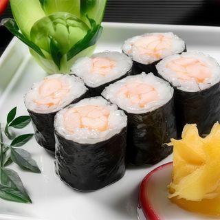 Hossomaki Gambas cozido