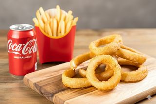 Menù anelli di cipolla