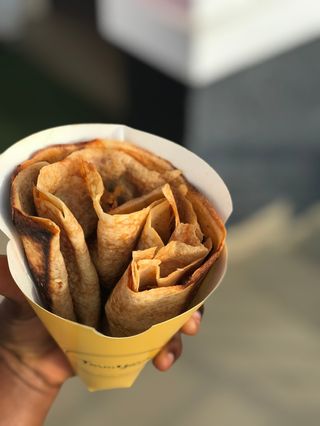 Crepes (cheese & sausage)