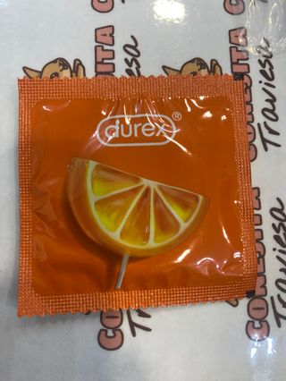 Preservativo Durex sabor Naranja - 1 unidad 