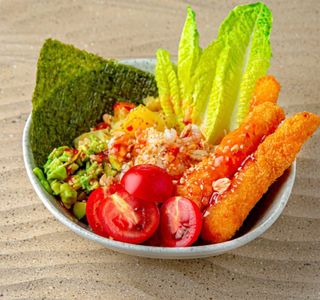 Special Bowl cu creveți tempura