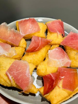 Frittelline con crudo