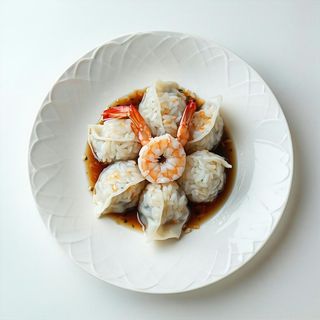 37. Gnocchi di riso con gamberi