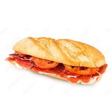 Bocadillo De Jamón Serrano Con Tomate