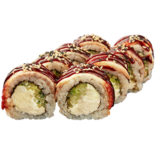 Філадельфія з вугром рол (8шт)