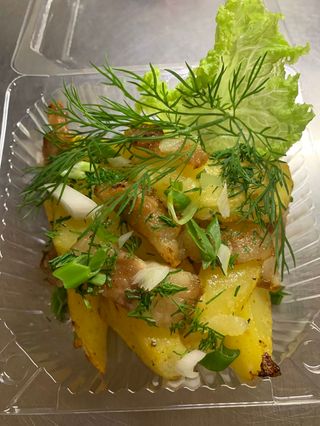 Картопля по-селянськи з салом (200г)