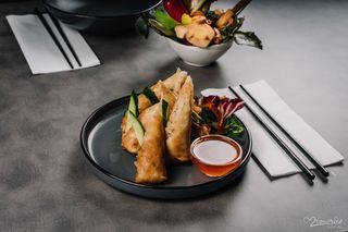 Vegan spring rolls