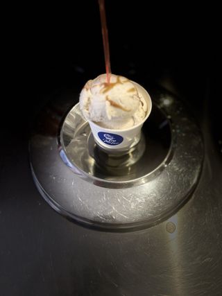 Crème Glacée Cacahuètes Caramel