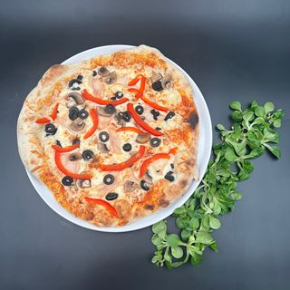 Pizza quatro stagione 600gr