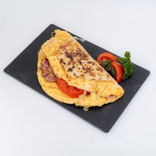 Slanina omlet