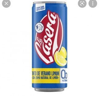 Tinto La Casera Sin Alcohol Botellín o Lata