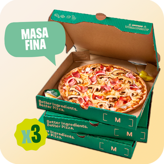 3 Medianas | Masa Fina