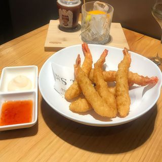 Gambones En Tempura Crujiente (6 Uds.) Y Salsas Del Chef