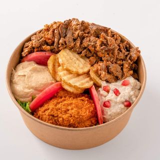 Микс Санте с пилешка шаварма