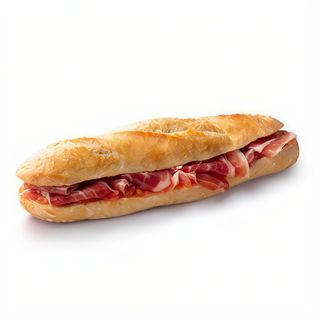 Bocadillo De Jamón Serrano (Pan Flauta)