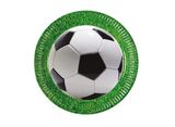 Футбол - картонени чинии (23см)
