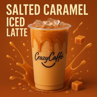 Salted caramel Iced Latte 70 cl