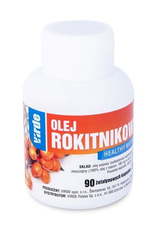 Olej rokitnikowy z rokitnika 90 kapsułek VIRDE